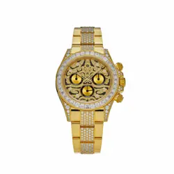 ROLEX DAYTONA 'EYE OF THE TIGER' 116598TBR YELLOW GOLD DIAMOND ACCENTS