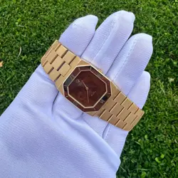 ROLEX CELLINI 4350 OCTAGON VINTAGE (SUPER RARE WOOD DIAL)