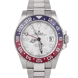 NEW PAPERS 2024 ROLEX GMT-MASTER II METEORITE PEPSI WHITE GOLD 126719 BLRO BOX
