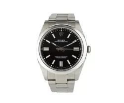 2022 ROLEX OYSTER PERPETUAL 124300, 41MM, BLACK DIAL, STAINLESS STEEL MEN’SWATCH