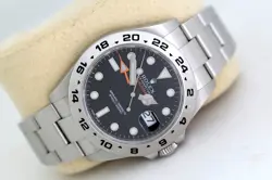 ROLEX EXPLORER II 216570 (2017) AUTOMATIC GMT WATCH - BLACK DIAL