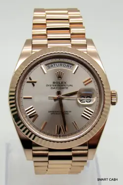 ROLEX DAY-DATE 228235 ROSE GOLD PRESIDENT SUNDUST ROMAN DIAL (2023)