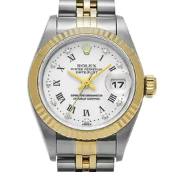 ROLEX DATEJUST 69173G W NUMBER (MANUFACTURED AROUND 1995) LADIES WATCH G0330