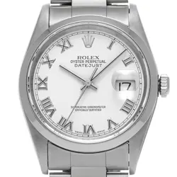 ROLEX DATEJUST 16200 W NUMBER (MANUFACTURED AROUND 1995) MEN'S WATCH G0330