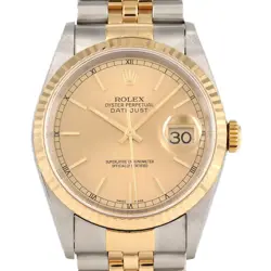 AUTHENTIC ROLEX DATEJUST 16233 SSXYG AUTOMATIC #P  #270-004-005-1571