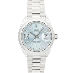ROLEX DATEJUST28 279166 ICE BLUE WARRANTY 2019 BOX/PAPER