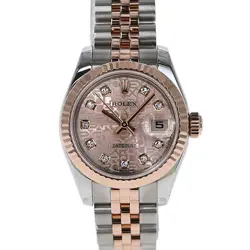 USED ROLEX DATEJUST 179171G PINK CASE: 26.0MM LADIES WATCH #101114