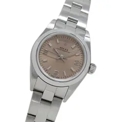 ROLEX OYSTER PERPETUAL 76080 K WATCH WOMEN  BRAND AUTOMATIC AT STAINLESS STEEL