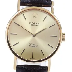 ROLEX 5109 K18YG CELLINI K18YG CAL.1601 HAND WOUND WOMEN   820754