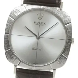 ROLEX 3748 CELLINI K18WG CAL.1600 VINTAGE HAND WOUND MEN   839901