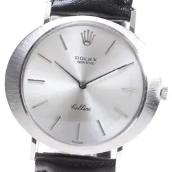 ROLEX 3756 CELLINI K18WG CAL.1600 HAND WOUND LADIES  827963