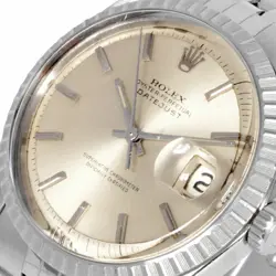 ROLEX 1601 Datejust 7 digits 21 series Watch Silver Dial Men   Used