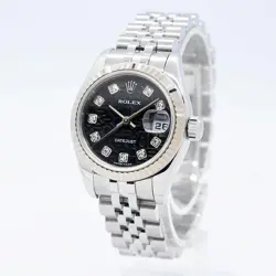 ROLEX DATEJUST 179174 COMPUTER DIAL AUTOMATIC WOMEN'S DIAMONDS WATCH