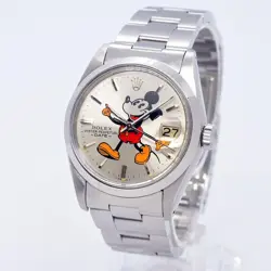 ROLEX OYSTER PERPETUAL DATE MICKEY 1500 MEN'S VINTAGE WATCH