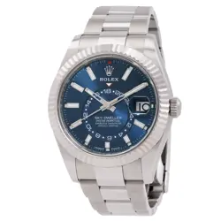 ROLEX SKY-DWELLER GMT AUTOMATIC CHRONOMETER BLUE DIAL MEN'S WATCH 336934-0005