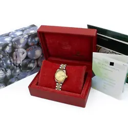LADIES ROLEX OP DATEJUST REF. 79173 CHAMPAGNE DIAL 26MM FULL SET #W109474-2