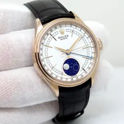 ROLEX 50535 CELLINI MOONPHASE 18K ROSE GOLD (NEW OLD STOCK)