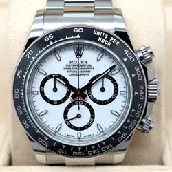 ROLEX 126500LN COSMOGRAPH DAYTONA WITH WHITE DIAL