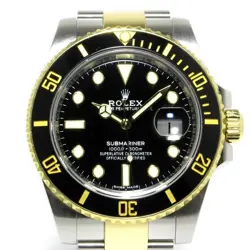 AUTH ROLEX SUBMARINER DATE 116613LN S1077574 BLACK MEN'S WRIST WATCH