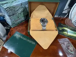 ROLEX 2001 SUBMARINER MENS WATCH 16610 DATE W/BOX & PAPERWORK - CLOSE TO MINT