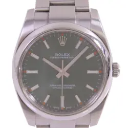 ROLEX OYSTER PERPETUAL AUTOMATIC WATCH 114200 STAINLESS STEEL