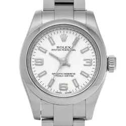 ROLEX OYSTER PERPETUAL 26 176200 WHITE WOMEN'S WATCH