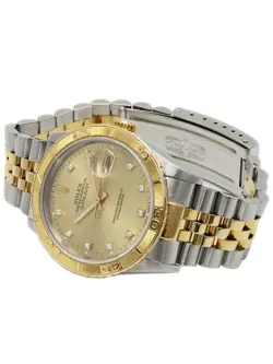 ROLEX DATEJUST TURN-O-GRAPH 10P DIAMOND 16263G