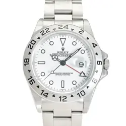 ROLEX EXPLORER II 16570 WHITE DIAL PRE-OWNED MEN'S WATCH