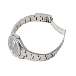 ROLEX OYSTER PERPETUAL DATE 15210 BLUE DIAL USED MEN'S WATCH