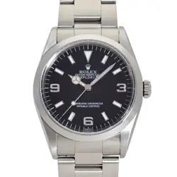ROLEX EXPLORER 36 14270 BLACK DIAL PRE-OWNED MEN'S WATCH
