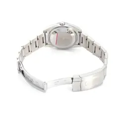 ROLEX OYSTER PERPETUAL 114200 SILVER/369 ARABIC DIAL PRE-OWNED MEN'S WATCH