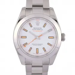 ROLEX ROLEX MILGAUSS 116400 WHITE DIAL PRE-OWNED MEN'S WATCH