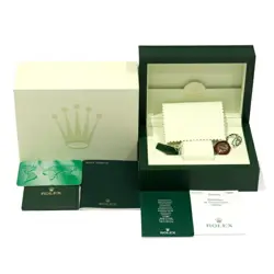 ROLEX DATEJUST 36 116201 WHITE/BAR DIAL PRE-OWNED LADIES WATCH