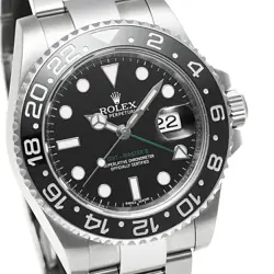 ROLEX GMT MASTER II REF. 116710LN STAINLESS STEEL BLACK MEN'S WATCH