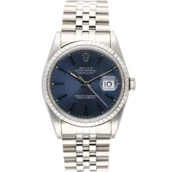 ROLEX DATEJUST BLUE DIAL MODEL 16220