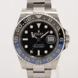 ROLEX GMT MASTER II 116710BLNR SS AT BLACK DIAL 4 EXTRA LINKS