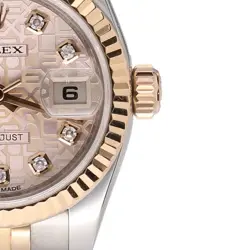 ROLEX DATEJUST 10P DIAMOND PG 179171G