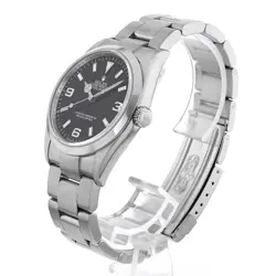 ROLEX EXPLORER I 114270 BLACK V NUMBER SECOND HAND MENS