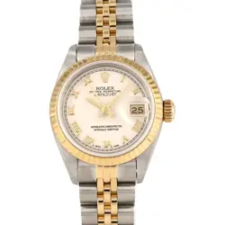 AUTHENTIC ROLEX DATEJUST 69173 SSXYG AUTOMATIC #R  #270-004-010-0262