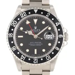 AUTHENTIC ROLEX GMT MASTER 16700 SS AUTOMATIC #U  #270-004-015-2971