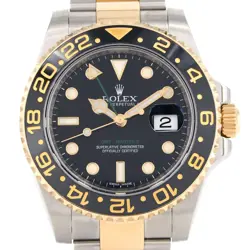 AUTHENTIC ROLEX GMT MASTER 2 116713LN SSXYG AUTOMATIC #RANDOM  #270-003-948-7992