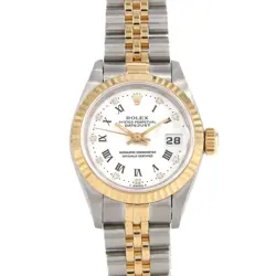 AUTHENTIC ROLEX DATEJUST 69173G SSXYG AUTOMATIC #W  #270-004-010-0088