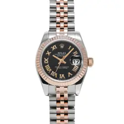 ROLEX DATEJUST 179171 BLACK SUNBEAM 646288