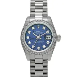 ROLEX DATEJUST 179136G SODALITE/DIAMOND 639706