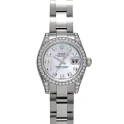ROLEX DATEJUST 179159NG WHITE SHELL/DIAMOND 619968