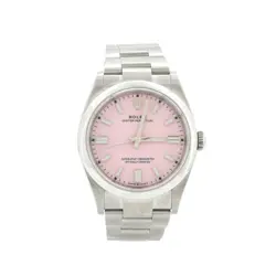 ROLEX OYSTER PERPETUAL CANDY PINK AUTOMATIC WATCH STAINLESS STEEL 36