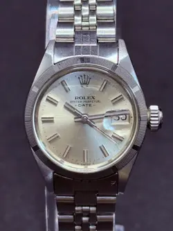 ROLEX OYSTER PERPETUAL DATE AUTOMATIC WATCH FOR WOMEN