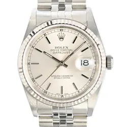 ROLEX  DATEJUST WATCH 16234 Y SILVER R45_0331