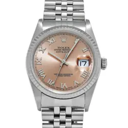 ROLEX 4/1  DATEJUST 16234 F NUMBER 2004 MANUFACTURED WATCH WRISTWATCH R45_0331