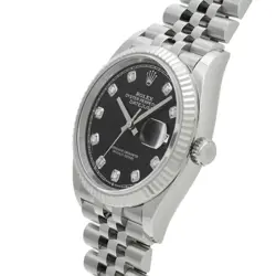 Rolex 4/1  Datejust 36 126234G Random Serial Bright Black/Diamond Watch Wristwat